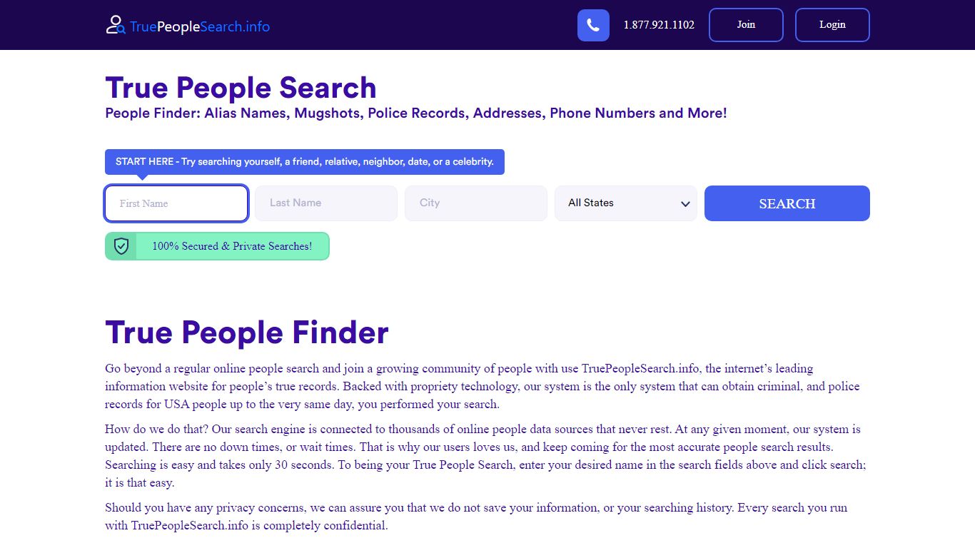 True People Search | TruePeopleSearch | True People Finder